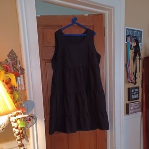 Womans summer party beach Black dress